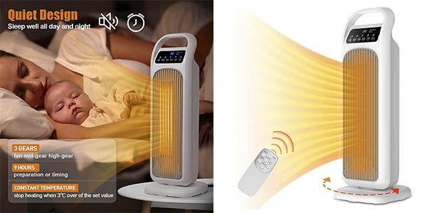 Lufea calefactor eléctrico chollo