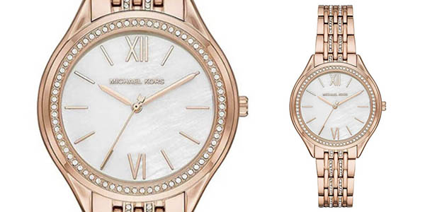 Michael Kors MK7076 reloj oro rosa mujer