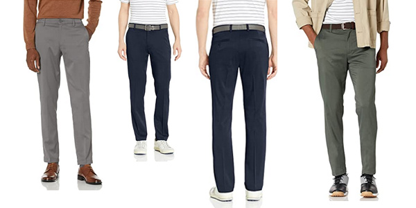 Pantalón de golf elástico Amazon Essentials Slim-Fit Stretch para hombre barato en Amazon