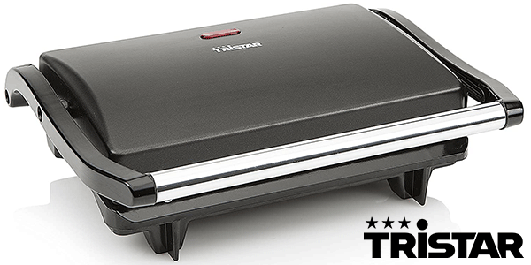 Parrilla grill Tristar GR-2650 de 700 W con tapa flotante barata