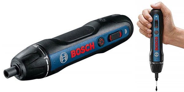 Set Atornillador a batería Bosch GO Professional con juego de 25 puntas + cable de carga USB + L-BOXX Mini en Amazon