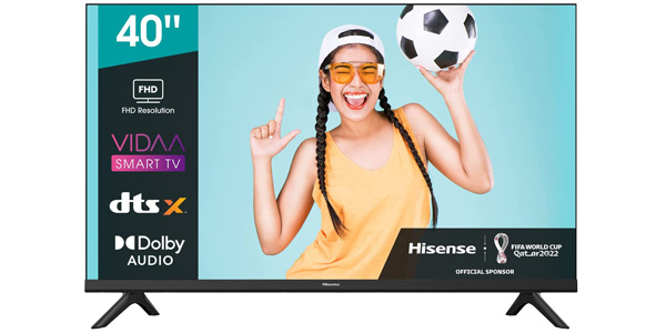 Smart TV Hisense 40A4EG Full HD de 40" barata en Amazon