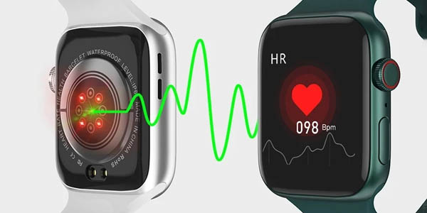 Smartwatch IWO 14 Pro Max con sensor de ritmo cardíaco