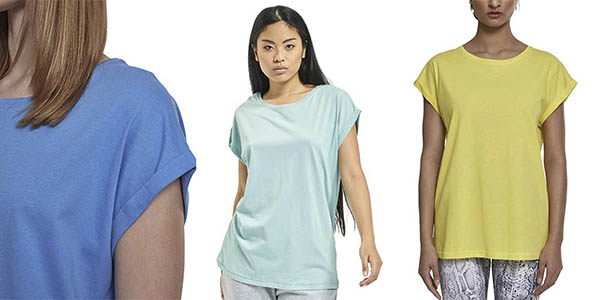 Urban Classics Ladies Extended Shoulder camiseta chollo