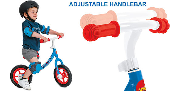 Bicicleta sin pedales infantil Mondo Spider-Man en oferta