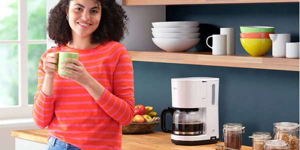 Cafetera de goteo Braun KF1100WH de 1.100 W chollo en El Corte Inglés