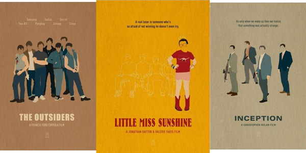 Carteles de ilustración de películas icónicas baratos en AliExpress