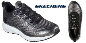 Chollo Zapatillas Skechers Bobs Squad-Sparkle para mujer