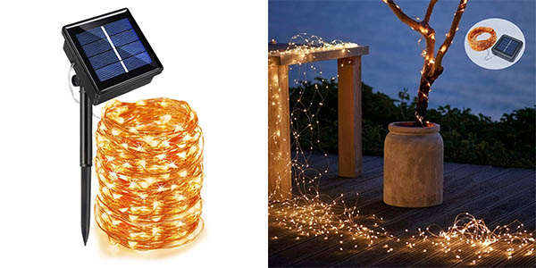 Guirnalda solar ZTree de 3 metros e impermeable