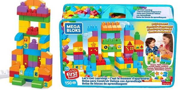 Set x150 Piezas Let’s learning de Mega Bloks barato en Amazon