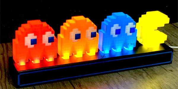 Lámpara LED Pac-Man & Ghosts barata