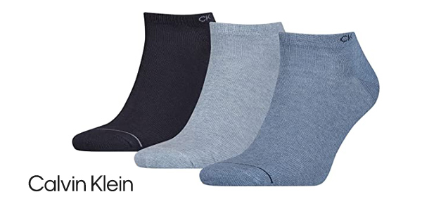 Pack x3 Pares de calcetines tobilleros Calvin Klein para hombre baratos en Amazon