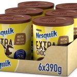 Pack x6 Nestlé Nesquik cacao soluble instantáneo Extra Choc de 390g barato en Amazon