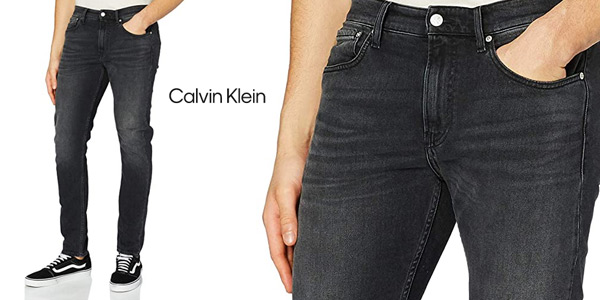 Chollo Pantalones vaqueros Calvin Klein Slim Taper Jeans para hombre por  sólo 49,95€ con envío gratis (50% de descuento)