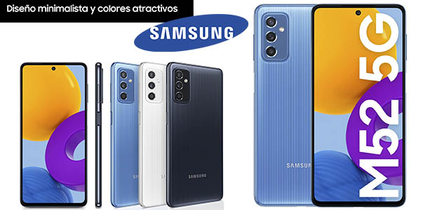Samsung Galaxy M52 smartphone chollo