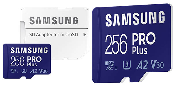 Samsung Pro Plus A2 V30 tarjeta microsdxc chollo