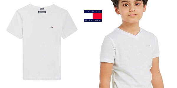 Tommy Hilfiger Basic infantil camiseta barata