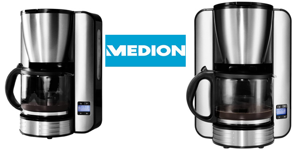Cafetera de goteo Medion MD 16230 de 1.5L y 1.000W de potencia chollo en Amazon