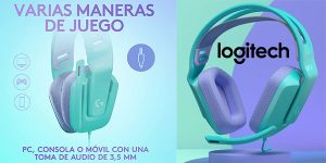Chollo Auriculares gaming Logitech G335 con cable y micro