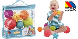 Chollo Bolsa de 6 bolas sensoriales Molto para bebés