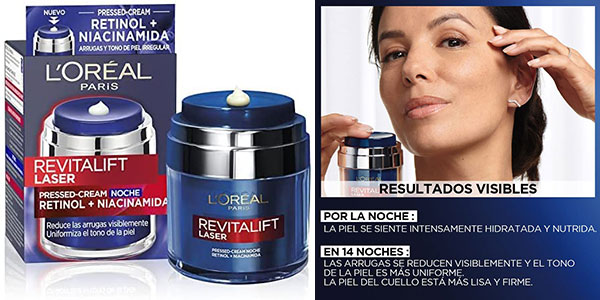 Chollo Crema de noche L'Oréal Paris Revitalift Laser de 50 ml