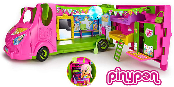 Chollo Set Cool Caravan de Pinypon con 50 accesorios