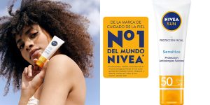 Crema de protección solar facial Nivea Sun Sensitive FP 50 de 50 ml barata en Amazon