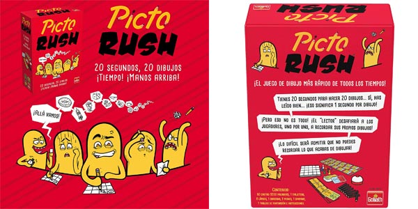 Juego de mesa Picto Rush ¡El Juego de Dibujo más rápido de Todos los Tiempos! en Amazon