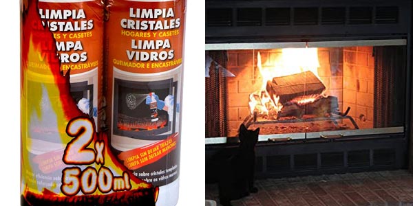 Pack x2 Limpiacristales en spray Pyro Feu 24512-12 de 500 ml para chimenea en Amazon