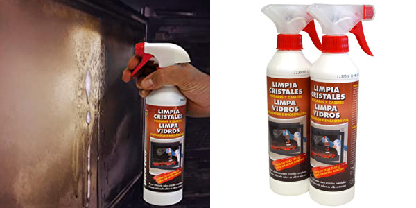 Pack x2 Limpiacristales en spray Pyro Feu 24512-12 de 500 ml para chimenea barato en Amazon