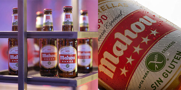 Pack de 24 botellines Mahou 5 Estrellas Sin Gluten de 33 cl barato