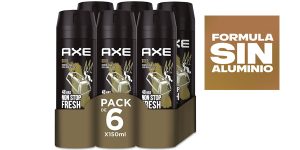 Pack x6 Desodorante Axe Gold Rock de 150 ml barato en Amazon