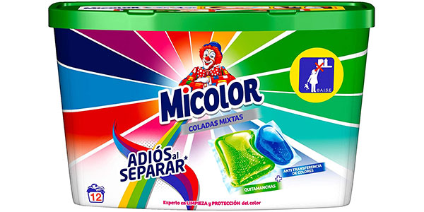 Pack x8 Detergente en cápsulas Micolor Adiós al Separar barato