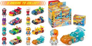 Pack x8 T-Racers Serie 3 Fire & Ice barato en AliExpress Plaza