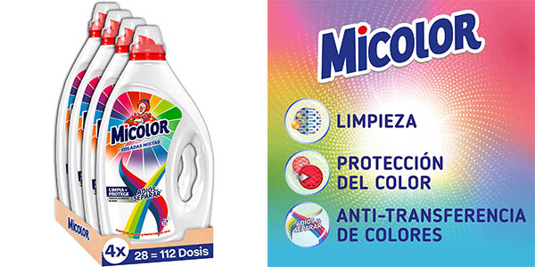 Pack x4 Detergente en gel Micolor Adiós al Separar