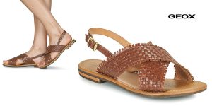 Sandalias planas Geox D Sozy S A para mujer baratas en Amazon