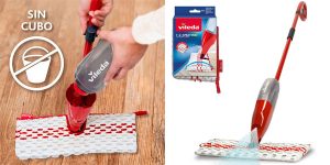 Sistema de fregado Vileda 1-2 Spray Max con almohadilla de microfibra y pulverizador integrado barato en Amazon
