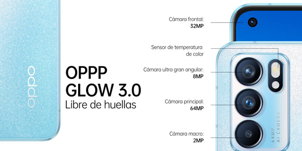 Smartphone OPPO Reno 6 5G en Amazon
