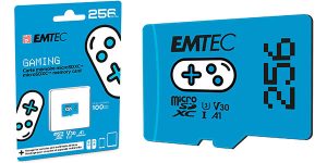 Tarjeta MicroSD Emtec de 256 GB