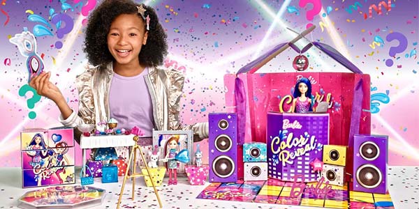 Barbie Color Reveal Surprise party Set de fiesta para regalo chollo en Amazon