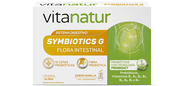  Complemento alimenticio x14 Sobres Symbiotics G de Vitanatur para la flora intestinal en Amazon