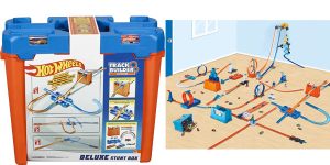 Caja de acrobacias Deluxe Hot Wheels Track Buider (Mattel GGP93) barata en Amazon