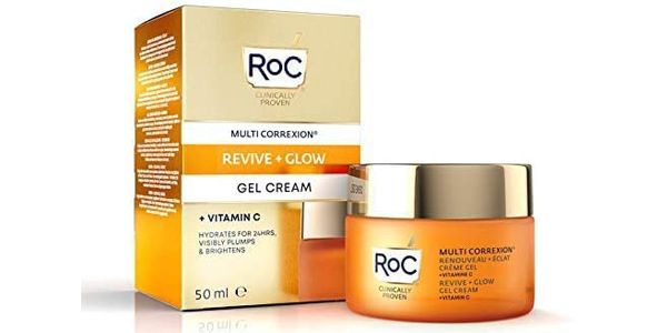 Gel crema ROC Multi Correxion Revive + Glow Vitamina C de 50 ml barato en Amazon