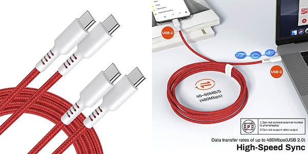 Eono cables USB-C chollo