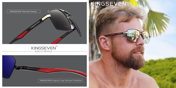 Gafas de sol polarizadas KingSeven para hombre chollo en AliExpress