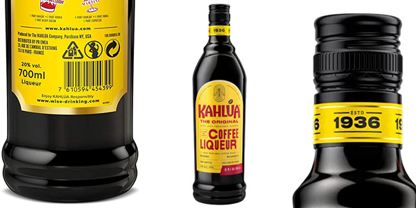 Licor de café Kalhua Original de 700 ml barato en Amazon