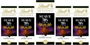 Pack x5 tabletas de chocolate Lindt Excellence 70% Suave barato en Amazon
