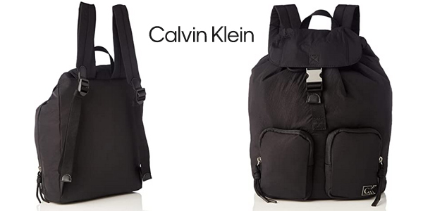 Mochila Calvin Klein Nylon Flap BP30 barata en Amazon