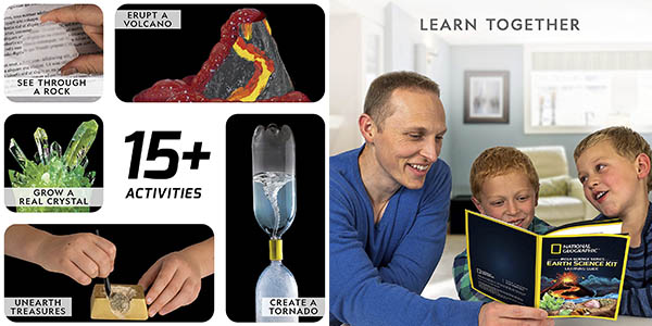 National Geographic Ciencias Tierra kit experimentos barato