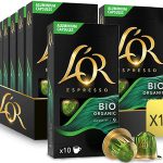 Pack x100 Cápsulas Café Nespresso L’Or Espresso Bio Organic Intensidad 9 barato en Amazon